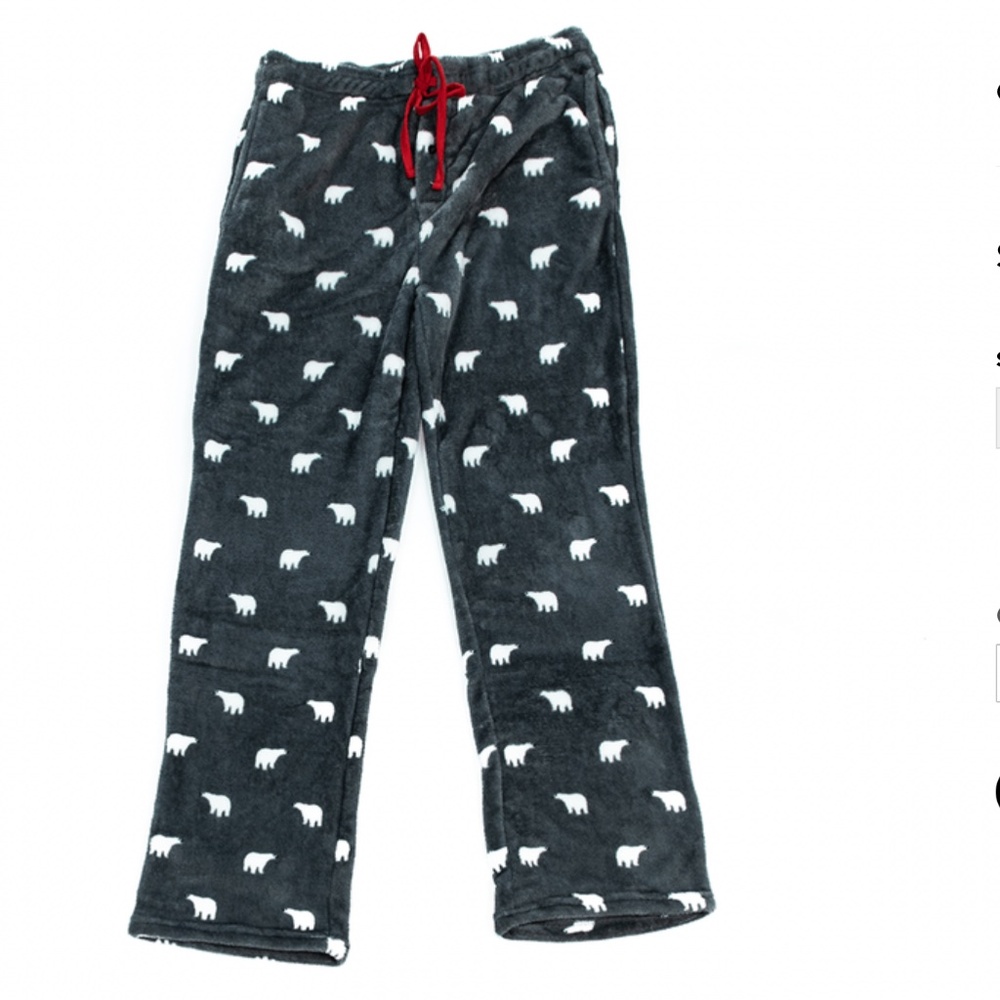 Coca Cola Polar Bear Unisex Fleece Pants